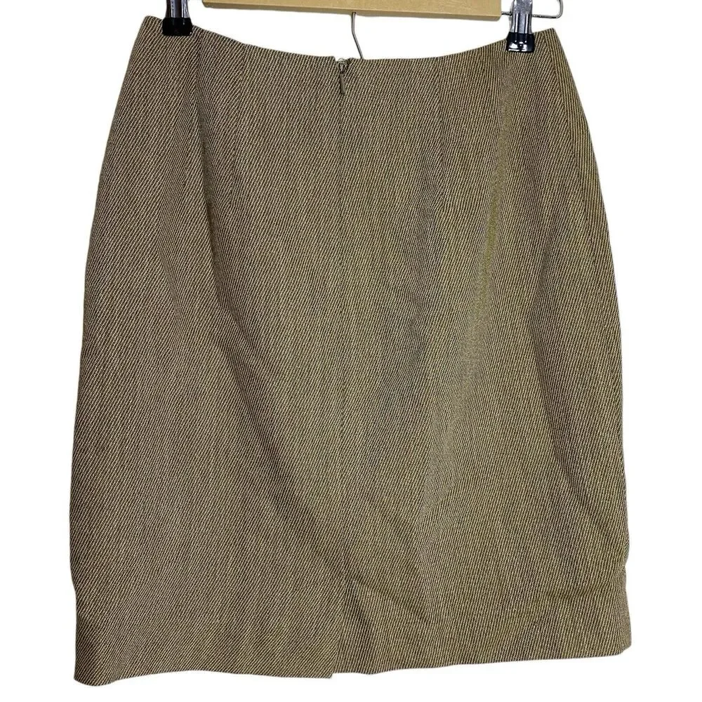 Vtg Linda Allard Ellen Tracy Wool Skirt Womens 4 (26